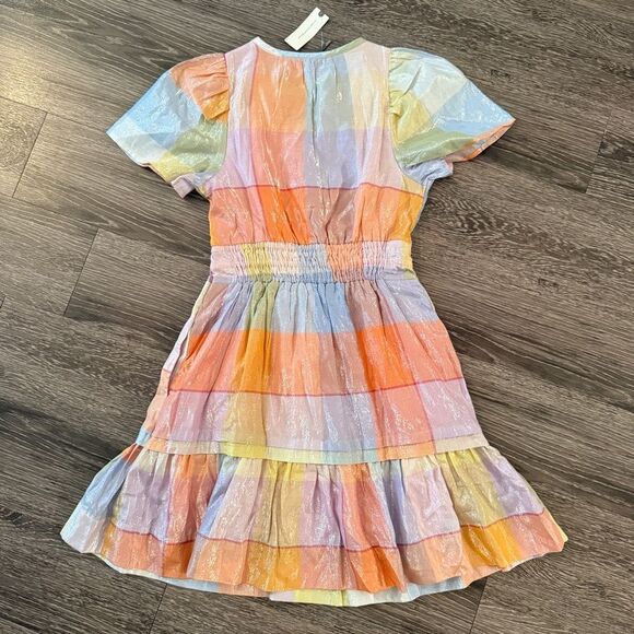 Anthropologie Somerset Mini Dress Metallic Edition New - Picture 7 of 7